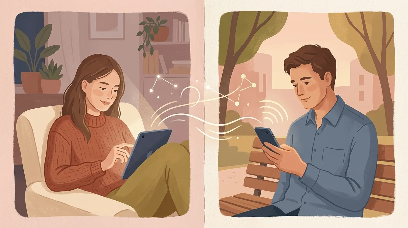 KI-Freundin in der Fernbeziehung — Überbrückung oder Risiko?