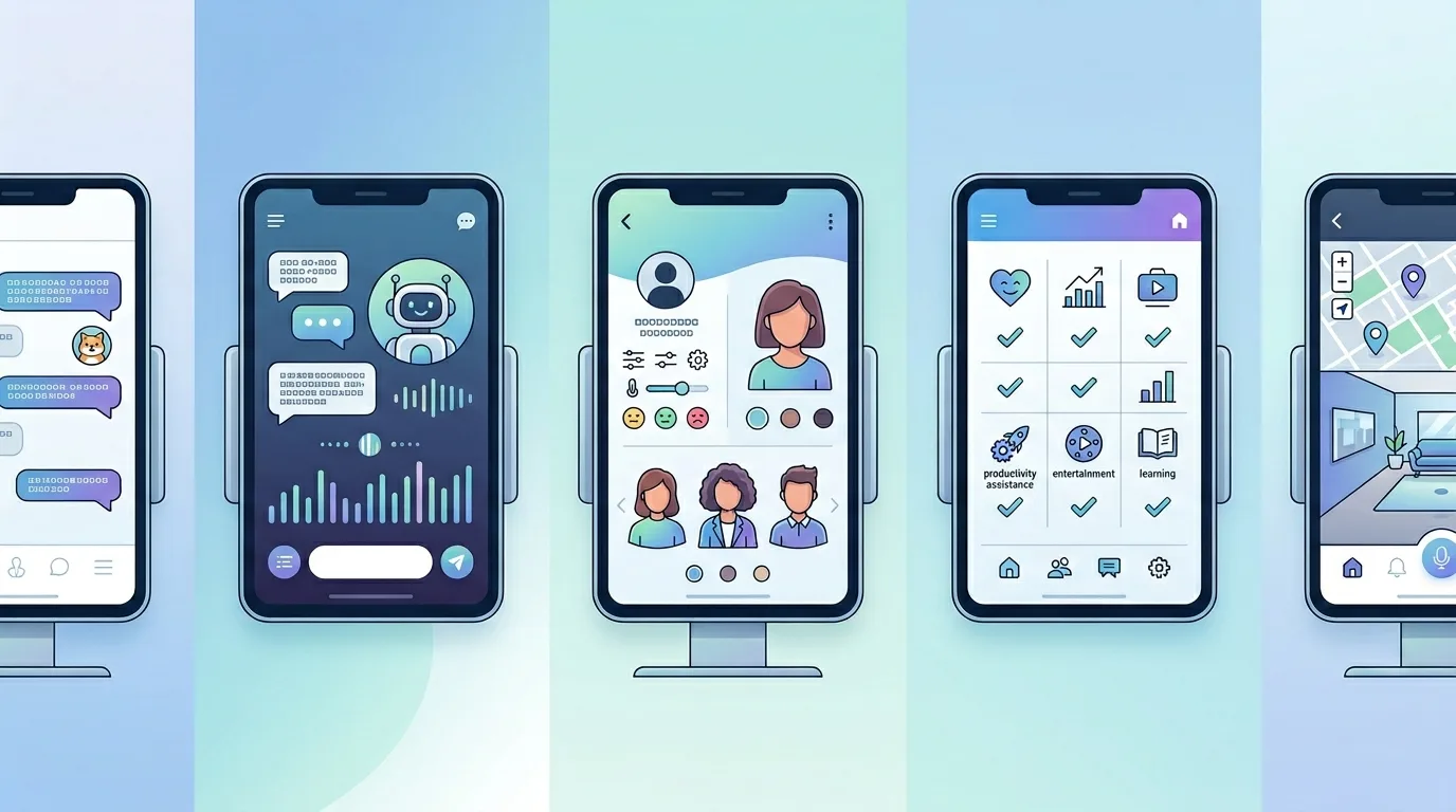 KI-Freundin auf Deutsch 2026 — welche App spricht...